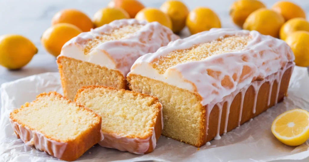 Lemon Greek Yogurt Pound Cake