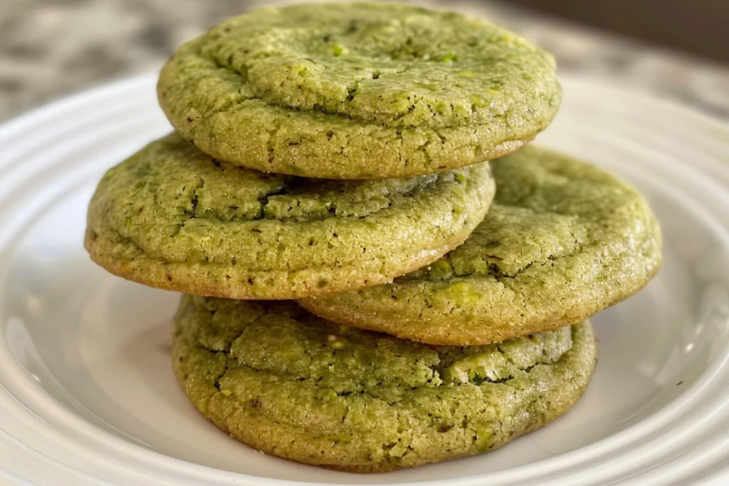 Pistachio Pudding Cookies